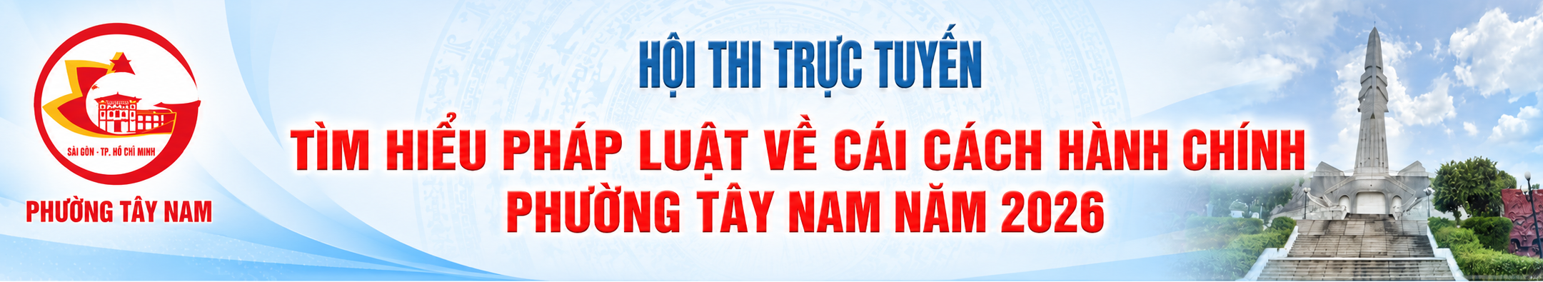 Hội thi tìm hiểu pháp luật về cải cách hành chính Phường Tây Nam năm 2026